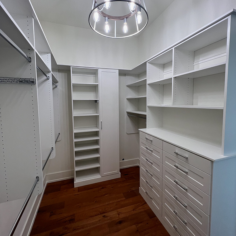 Custom walk-in closet