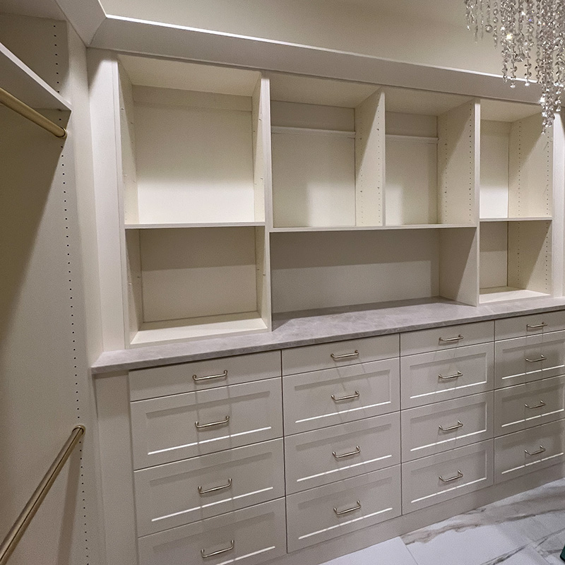 Custom walk-in closet